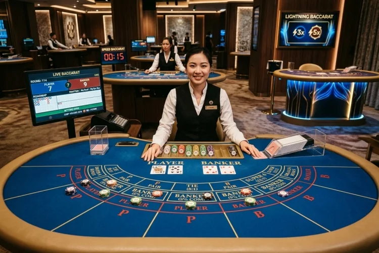 How Live Dealer Baccarat Works: Bets, Variants, and Smart Play